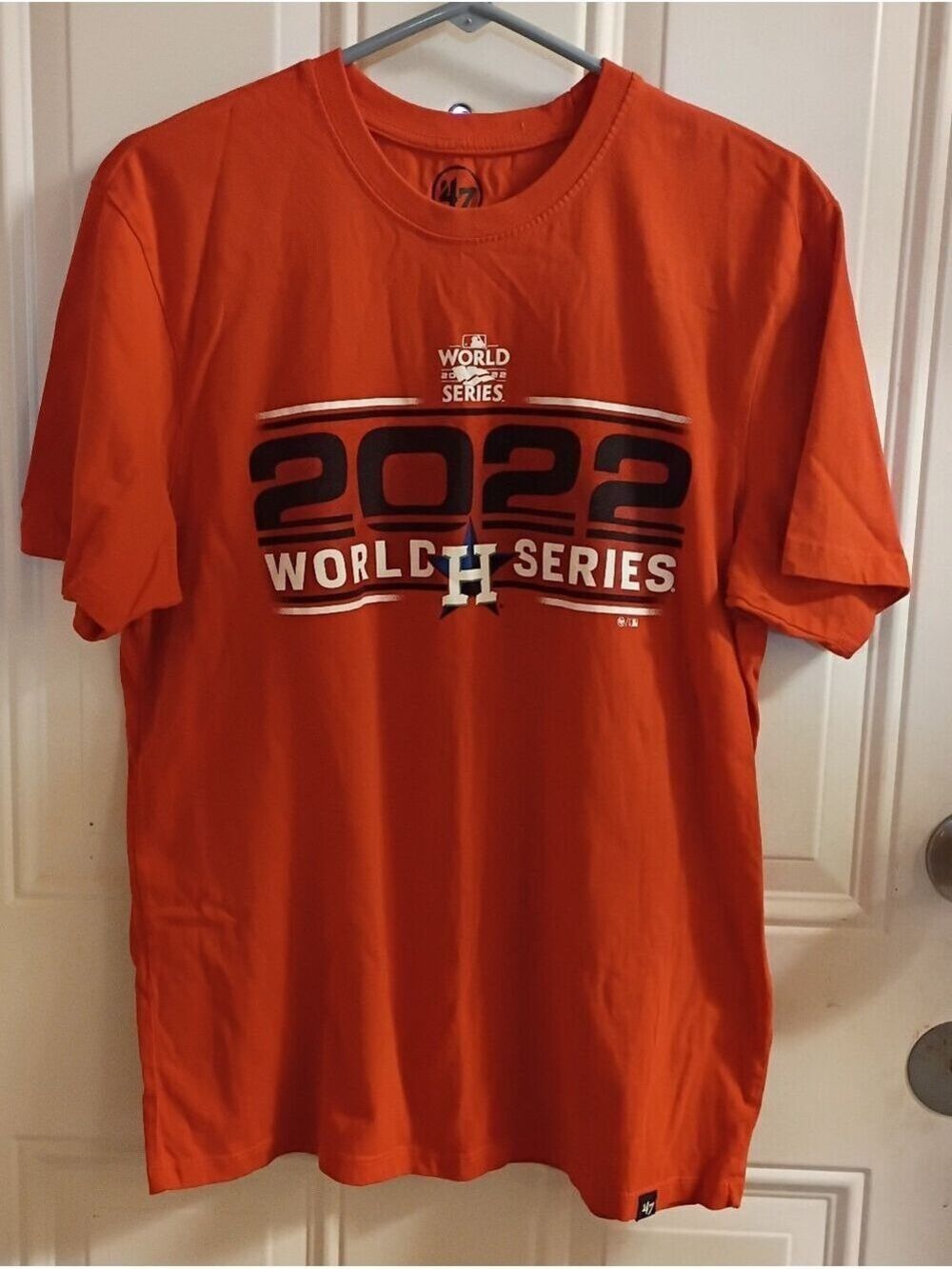 2/$10 Houston Astos 47 Brand Orange Red Short Sleeve Tee